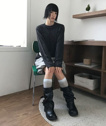 WIDE RIBBED KNIT